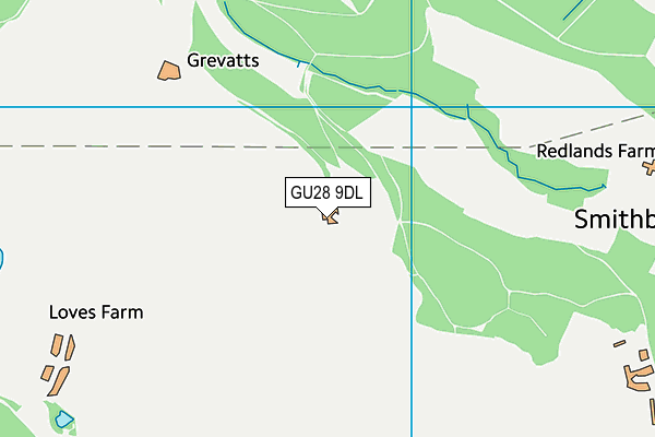 GU28 9DL map - OS VectorMap District (Ordnance Survey) GU28 9DL map - OS VectorMap District (Ordnance Survey)