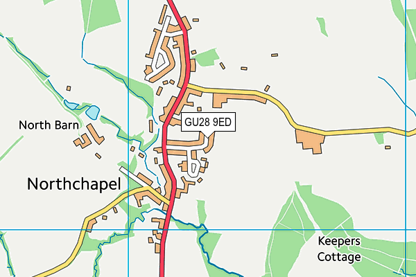 GU28 9ED map - OS VectorMap District (Ordnance Survey) GU28 9ED map - OS VectorMap District (Ordnance Survey)