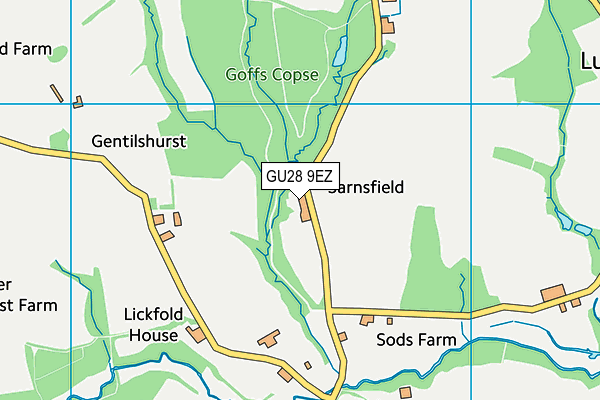 GU28 9EZ map - OS VectorMap District (Ordnance Survey) GU28 9EZ map - OS VectorMap District (Ordnance Survey)