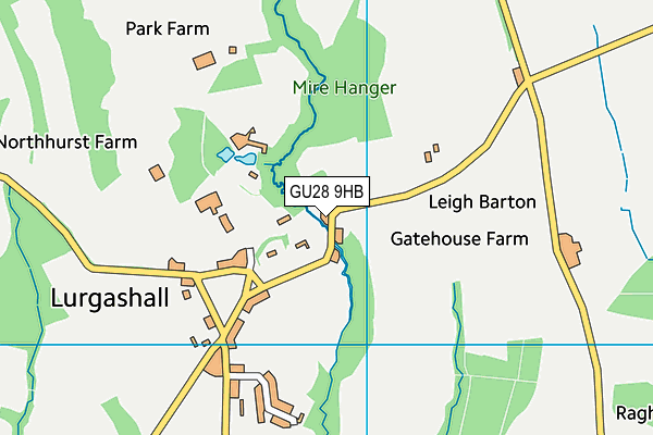 GU28 9HB map - OS VectorMap District (Ordnance Survey) GU28 9HB map - OS VectorMap District (Ordnance Survey)