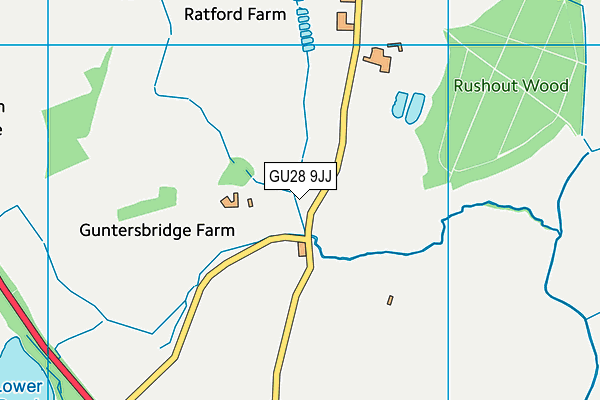 GU28 9JJ map - OS VectorMap District (Ordnance Survey) GU28 9JJ map - OS VectorMap District (Ordnance Survey)