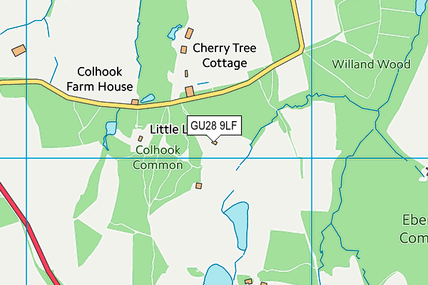 GU28 9LF map - OS VectorMap District (Ordnance Survey) GU28 9LF map - OS VectorMap District (Ordnance Survey)