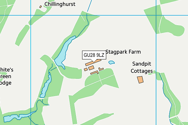GU28 9LZ map - OS VectorMap District (Ordnance Survey) GU28 9LZ map - OS VectorMap District (Ordnance Survey)