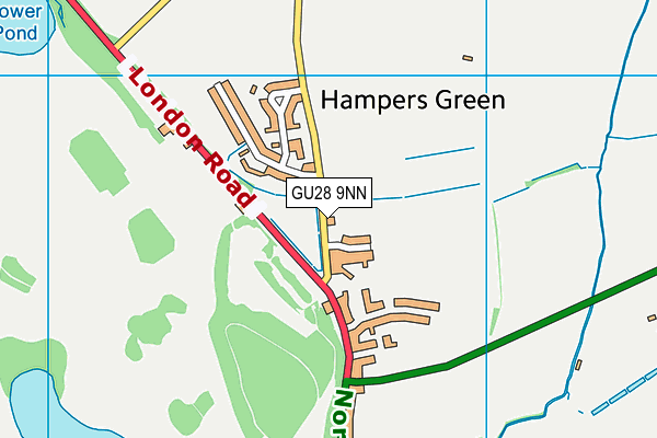 GU28 9NN map - OS VectorMap District (Ordnance Survey) GU28 9NN map - OS VectorMap District (Ordnance Survey)