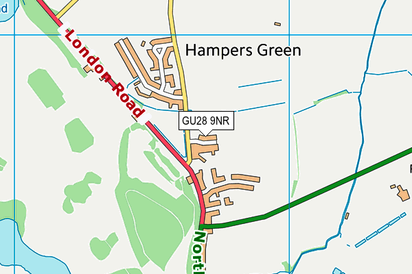 GU28 9NR map - OS VectorMap District (Ordnance Survey) GU28 9NR map - OS VectorMap District (Ordnance Survey)