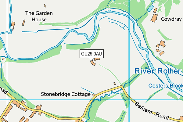 GU29 0AU map - OS VectorMap District (Ordnance Survey) GU29 0AU map - OS VectorMap District (Ordnance Survey)