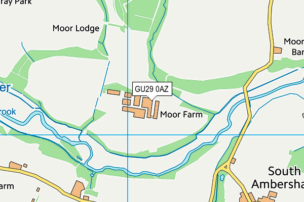GU29 0AZ map - OS VectorMap District (Ordnance Survey) GU29 0AZ map - OS VectorMap District (Ordnance Survey)
