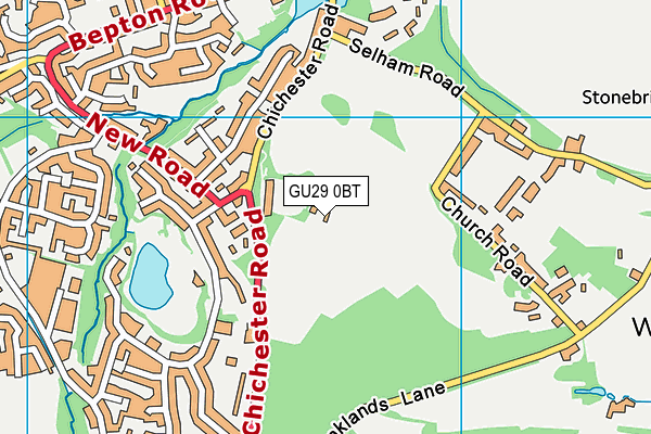 GU29 0BT map - OS VectorMap District (Ordnance Survey) GU29 0BT map - OS VectorMap District (Ordnance Survey)