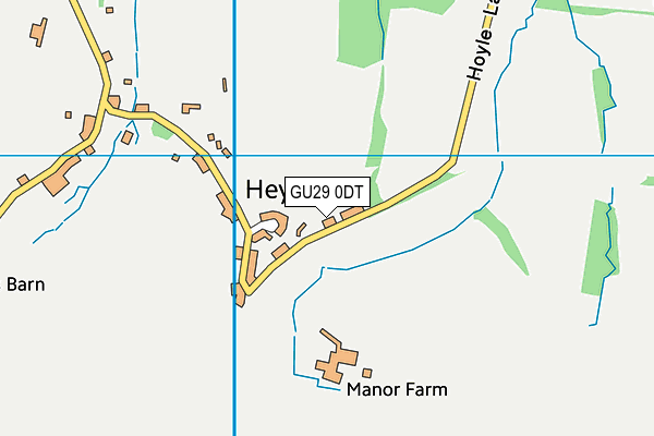 GU29 0DT map - OS VectorMap District (Ordnance Survey) GU29 0DT map - OS VectorMap District (Ordnance Survey)