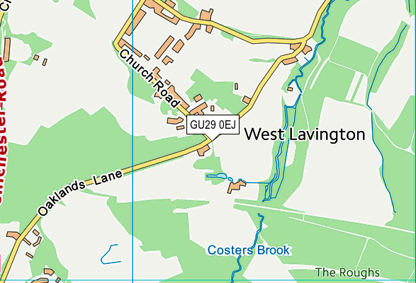 GU29 0EJ map - OS VectorMap District (Ordnance Survey) GU29 0EJ map - OS VectorMap District (Ordnance Survey)