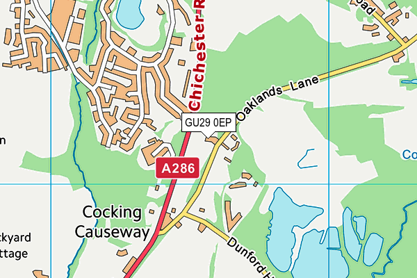 GU29 0EP map - OS VectorMap District (Ordnance Survey) GU29 0EP map - OS VectorMap District (Ordnance Survey)