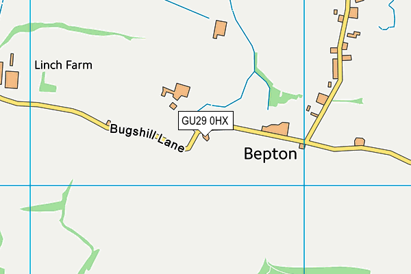 GU29 0HX map - OS VectorMap District (Ordnance Survey) GU29 0HX map - OS VectorMap District (Ordnance Survey)