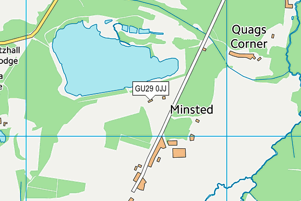 GU29 0JJ map - OS VectorMap District (Ordnance Survey) GU29 0JJ map - OS VectorMap District (Ordnance Survey)