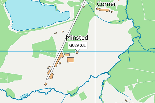 GU29 0JL map - OS VectorMap District (Ordnance Survey) GU29 0JL map - OS VectorMap District (Ordnance Survey)