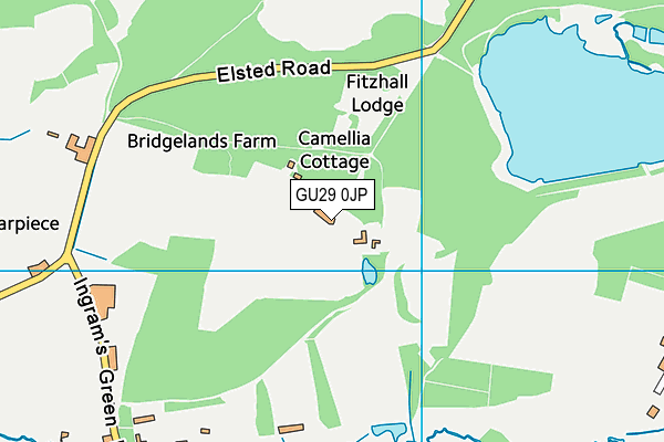GU29 0JP map - OS VectorMap District (Ordnance Survey) GU29 0JP map - OS VectorMap District (Ordnance Survey)
