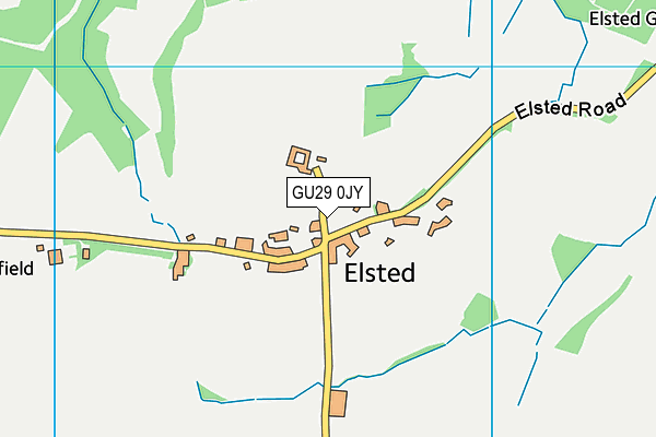 GU29 0JY map - OS VectorMap District (Ordnance Survey) GU29 0JY map - OS VectorMap District (Ordnance Survey)