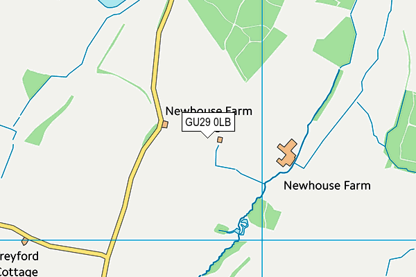 GU29 0LB map - OS VectorMap District (Ordnance Survey) GU29 0LB map - OS VectorMap District (Ordnance Survey)