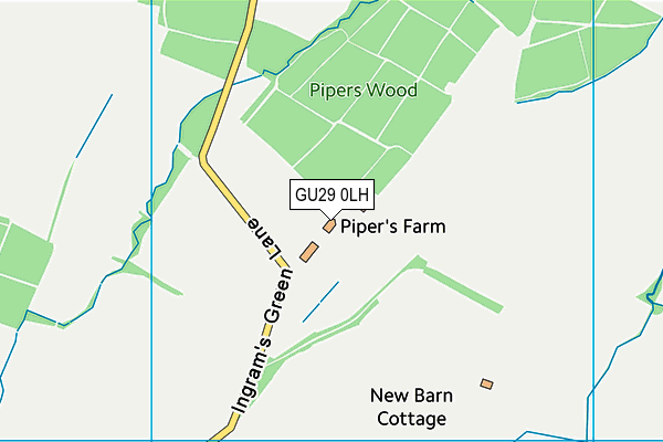 GU29 0LH map - OS VectorMap District (Ordnance Survey) GU29 0LH map - OS VectorMap District (Ordnance Survey)