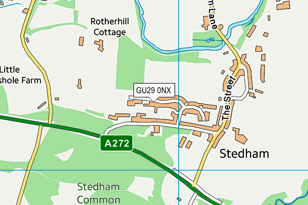 GU29 0NX map - OS VectorMap District (Ordnance Survey) GU29 0NX map - OS VectorMap District (Ordnance Survey)