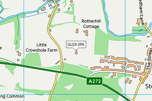 GU29 0PA map - OS VectorMap District (Ordnance Survey) GU29 0PA map - OS VectorMap District (Ordnance Survey)