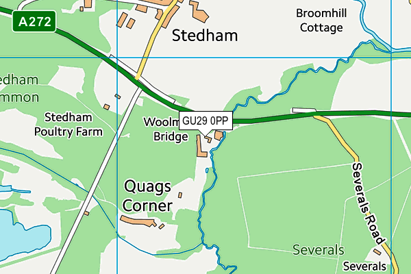 GU29 0PP map - OS VectorMap District (Ordnance Survey) GU29 0PP map - OS VectorMap District (Ordnance Survey)