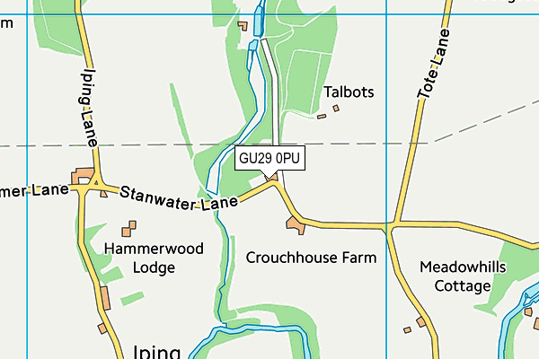 GU29 0PU map - OS VectorMap District (Ordnance Survey) GU29 0PU map - OS VectorMap District (Ordnance Survey)