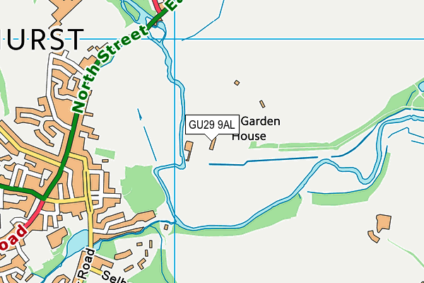 GU29 9AL map - OS VectorMap District (Ordnance Survey) GU29 9AL map - OS VectorMap District (Ordnance Survey)