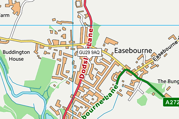 GU29 9AQ map - OS VectorMap District (Ordnance Survey) GU29 9AQ map - OS VectorMap District (Ordnance Survey)