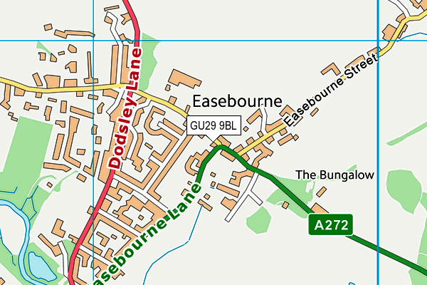 GU29 9BL map - OS VectorMap District (Ordnance Survey) GU29 9BL map - OS VectorMap District (Ordnance Survey)