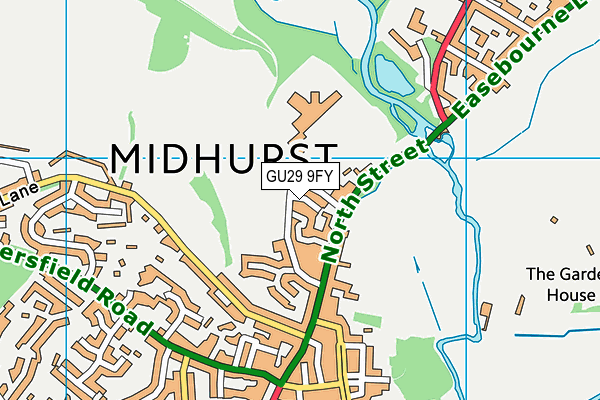 GU29 9FY map - OS VectorMap District (Ordnance Survey) GU29 9FY map - OS VectorMap District (Ordnance Survey)