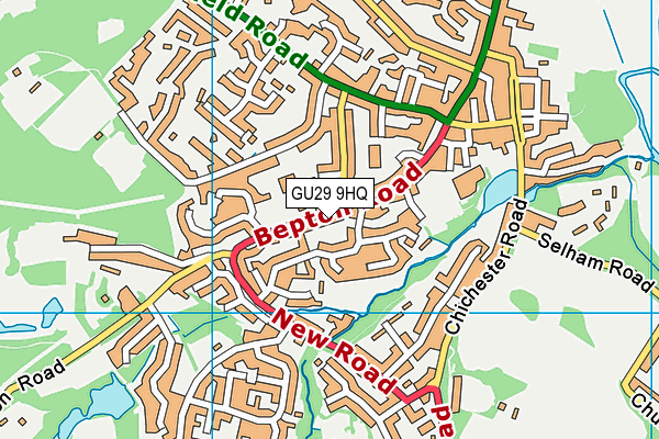 GU29 9HQ map - OS VectorMap District (Ordnance Survey) GU29 9HQ map - OS VectorMap District (Ordnance Survey)