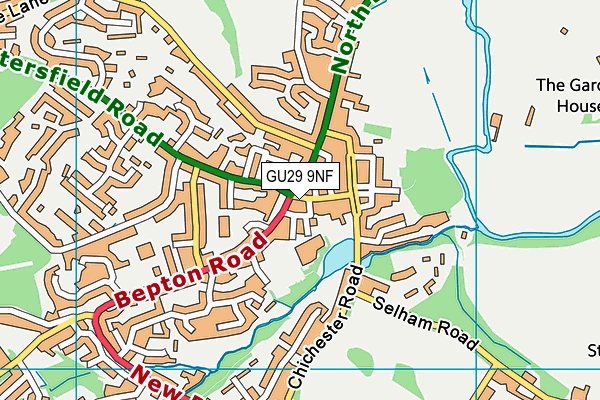 GU29 9NF map - OS VectorMap District (Ordnance Survey) GU29 9NF map - OS VectorMap District (Ordnance Survey)