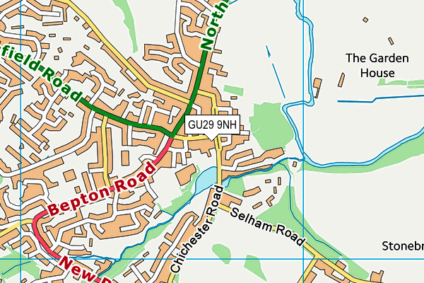 GU29 9NH map - OS VectorMap District (Ordnance Survey) GU29 9NH map - OS VectorMap District (Ordnance Survey)
