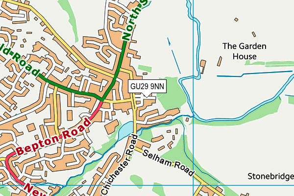 GU29 9NN map - OS VectorMap District (Ordnance Survey) GU29 9NN map - OS VectorMap District (Ordnance Survey)