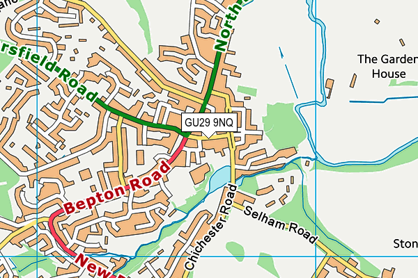 GU29 9NQ map - OS VectorMap District (Ordnance Survey)