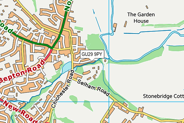 GU29 9PY map - OS VectorMap District (Ordnance Survey) GU29 9PY map - OS VectorMap District (Ordnance Survey)