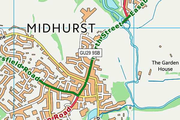 GU29 9SB map - OS VectorMap District (Ordnance Survey) GU29 9SB map - OS VectorMap District (Ordnance Survey)