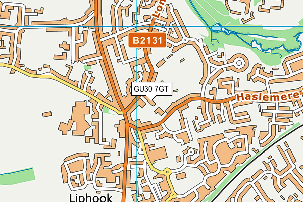 GU30 7GT map - OS VectorMap District (Ordnance Survey) GU30 7GT map - OS VectorMap District (Ordnance Survey)
