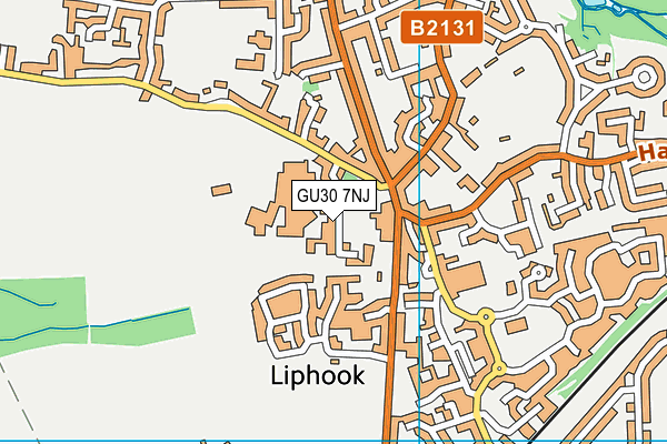 GU30 7NJ map - OS VectorMap District (Ordnance Survey) GU30 7NJ map - OS VectorMap District (Ordnance Survey)