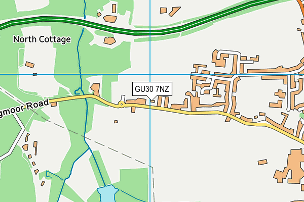 GU30 7NZ map - OS VectorMap District (Ordnance Survey) GU30 7NZ map - OS VectorMap District (Ordnance Survey)