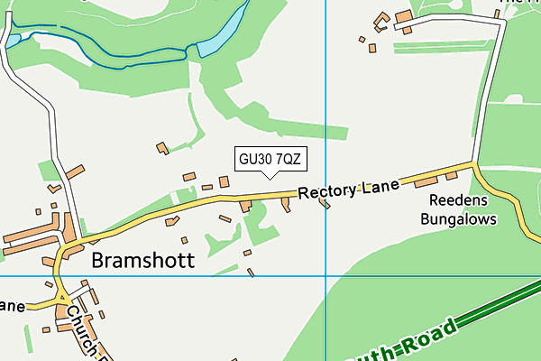 GU30 7QZ map - OS VectorMap District (Ordnance Survey) GU30 7QZ map - OS VectorMap District (Ordnance Survey)