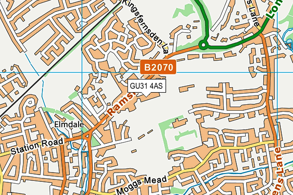GU31 4AS map - OS VectorMap District (Ordnance Survey) GU31 4AS map - OS VectorMap District (Ordnance Survey)
