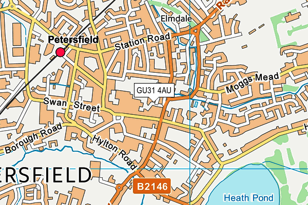 GU31 4AU map - OS VectorMap District (Ordnance Survey) GU31 4AU map - OS VectorMap District (Ordnance Survey)