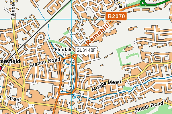 GU31 4BF map - OS VectorMap District (Ordnance Survey) GU31 4BF map - OS VectorMap District (Ordnance Survey)