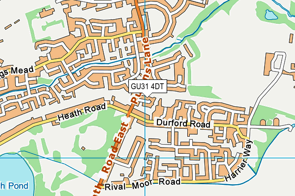 GU31 4DT map - OS VectorMap District (Ordnance Survey) GU31 4DT map - OS VectorMap District (Ordnance Survey)