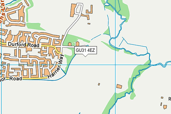 GU31 4EZ map - OS VectorMap District (Ordnance Survey) GU31 4EZ map - OS VectorMap District (Ordnance Survey)