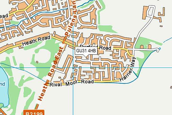 GU31 4HB map - OS VectorMap District (Ordnance Survey) GU31 4HB map - OS VectorMap District (Ordnance Survey)