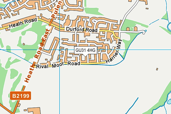 GU31 4HG map - OS VectorMap District (Ordnance Survey) GU31 4HG map - OS VectorMap District (Ordnance Survey)