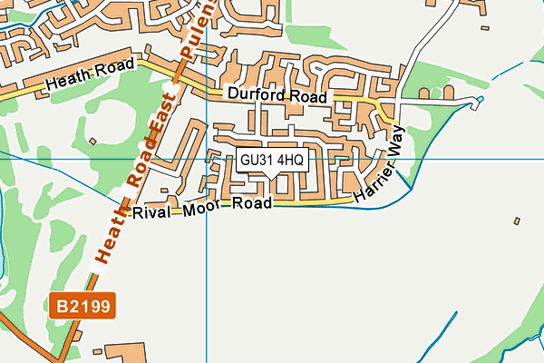 GU31 4HQ map - OS VectorMap District (Ordnance Survey) GU31 4HQ map - OS VectorMap District (Ordnance Survey)
