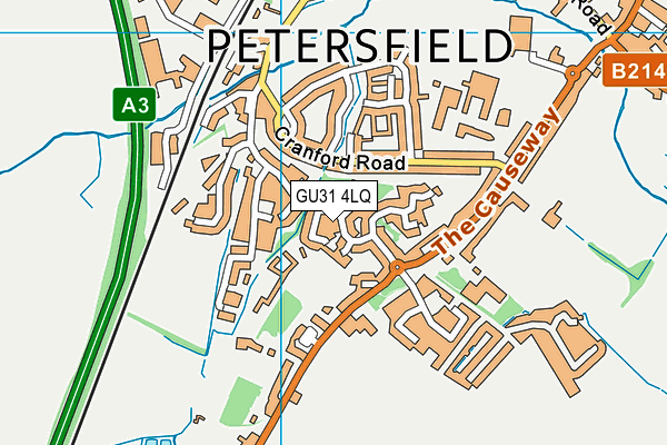 GU31 4LQ map - OS VectorMap District (Ordnance Survey) GU31 4LQ map - OS VectorMap District (Ordnance Survey)